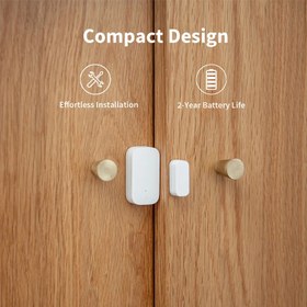 تصویر سنسور درب و پنجره هوشمند آکارا مدل Aqara door and window sensor T1 