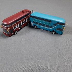 تصویر اتوبوس فلزی دو طبقه 