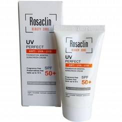 تصویر ضدآفتاب بی رنگ پوست مختلط و چرب رزاکلین Rosaclin Sunscreen For Oily Skins 40 ml