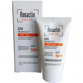 تصویر ضدآفتاب بی رنگ پوست مختلط و چرب رزاکلین Rosaclin Sunscreen For Oily Skins 40 ml