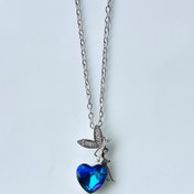 تصویر گردنبند دخترانه ۴۵ سانتیمتری استیل 