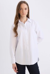 تصویر تونیک زنانه سفید دفکتو 