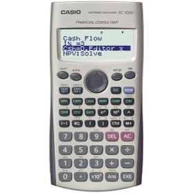 تصویر ماشین حساب مالی کاسیو مدل اف سی 100 وی ا FC-100V Financial Calculator FC-100V Financial Calculator