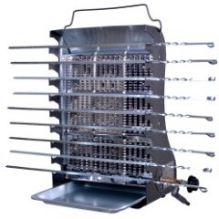 تصویر کباب پز ایستاده بدون دود ضیافت مدل تابش Standing grill without smoke radiation model