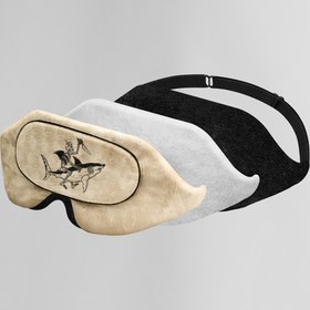 تصویر چشم بند خواب کورال طرح اسکلت مدل Coral929 Kava Coral929 Skeleton Sleep Mask