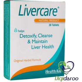 تصویر قرص لیور کر هلث اید ا Livercare Health Aid 30 tablets Livercare Health Aid 30 tablets