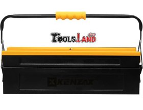 تصویر جعبه ابزار اتومات دو طبقه 40 سانت کنزاکس مدل KTB-1402 Kenzax KTB-1402 two-story automatic tool box 40 cm