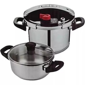 تصویر زودپز دو قلوی تونیش مدل TN1100 ظرفیت ۵ لیتر 