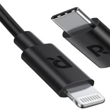 تصویر کابل USB-C به لایتنینگ راوپاور مدل RP-CB1016 طول 1 متر ا RAVPower USB-C to Lightning Cable 1.0m RP-CB1016 RAVPower USB-C to Lightning Cable 1.0m RP-CB1016