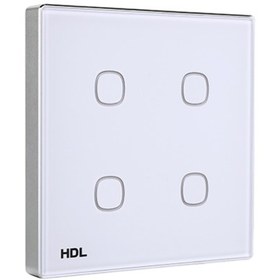 تصویر کلید هوشمند لمسی HDL iTouch Series 4 Buttons Touch Panel EU 