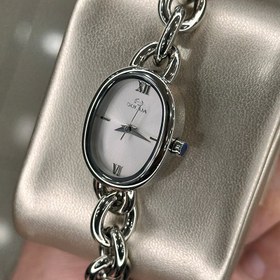 تصویر خرید قسطی | ساعت زنانه سولیدا استیل بند زنجیری نقره ای L 6117/1 