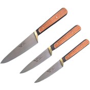 تصویر ست چاقوی آشپزخانه مدل غفاری زنجان 