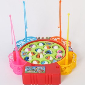 تصویر ماهیگیری موزیکال در طرح و رنگهای دخترانه و پسرانه سایز کوچک اسباب بازی 