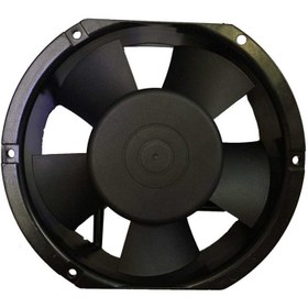 تصویر فن بلبرینگی 220 ولت با بدنه فلزی سایز 15 در 17 سانتیمتر 