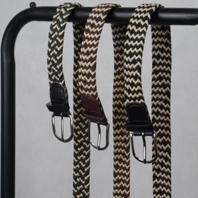 تصویر کمربند کنفی دورنگ 