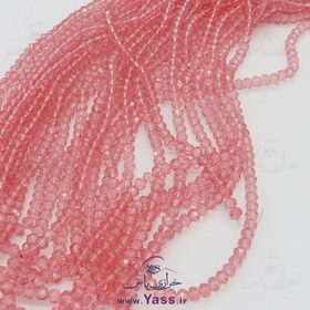 تصویر کریستال تراش سایز 8 صورتی شیشه ای 7 رنگ 