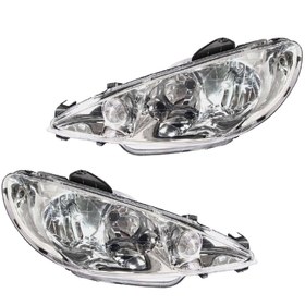 تصویر چراغ جلو 206 - چپ 