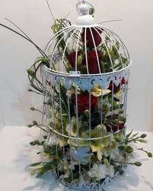 تصویر سبد گل طرح قفس کد 314 