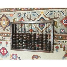 تصویر چرتکه چوبی زیبا 