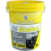 تصویر روغن موتور دیزلی پترونول فول اولترا دیزل 15W40 حجم 20 لیتر Petronol Full Ultra Diesel 15W40 Diesel Oil 20 L