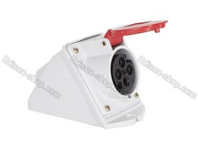 تصویر سوکت نری چهار شاخه 32 آمپر پارت الکتریک Socket 4 pin 32 A PART ELECTRIC