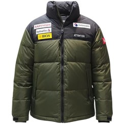 تصویر کاپشن وارداتی ضدآب Attention رنگ سبز مشکی کد 156070 