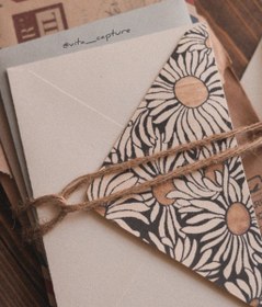تصویر پاکت فانتزی طرح بابونه کد 31 