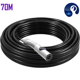 تصویر دوربین آندوسکوپی صنعتی شلنگی و بازرسی چاه و لوله ۲ لنز 70 متری 