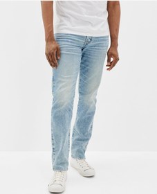 تصویر شلوار جین مستقیم اورجینال AE Flex برند american eagle AE Flex Original Straight Jean