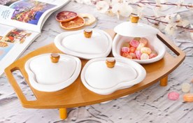 تصویر اردو قلبی درب دار چوب سرامیک 