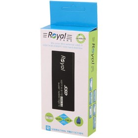 تصویر باکس هارد Royal USB3.0 M.2 SSD Royal USB3.0 M.2 NVMe/mSATA SSD Enclosure