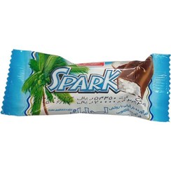 تصویر شکلات اسپارک نارگیلی با روکش شکلاتی 18 گرمی (30 عددی ) 