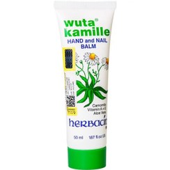 تصویر کرم تقویت کننده دست و ناخن هرباسین 50 میل Herbacin Wuta Kamille Hand and Nail Balm 50 ml