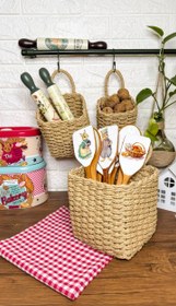 تصویر سبد رافیا/حصیری 