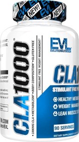 تصویر سی ال ای 90 سافتژل ای وی ال EVL CLA 1000MG 90SG