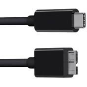 تصویر کابل هارد TYPE-C کی نت طول 0.6 متر مدل K-CUBMC3006 ا Knet Micro USB to TYPE-C K-CUBMC3006 Cable Knet Micro USB to TYPE-C K-CUBMC3006 Cable