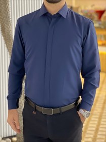 تصویر پیراهن مردانه آستین بلند دوشین سایز XXXL و XL و XXL و L و M و رنگ یاسی و شیری و طوسی و سفید و قهوه ای و سبز 