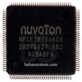 تصویر آی سی لپ تاپ مدل NUVOTON NPCE781BAODX 