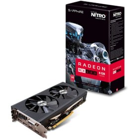 تصویر کارت گرافیک AMD Sapphire Nitro+ Radeon RX 480 8GB(استوک) 