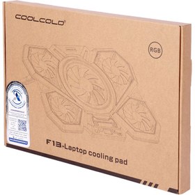 تصویر خنک کننده لپ تاپ کول کلد مدل F13 COOLCOLD F13 Coolpad