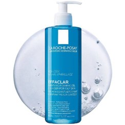تصویر ژل شست‌وشوی افکلار لاروش‌پوزای پوست چرب | La Roche-Posay Effaclar Gel Cleanser for Oily Skin 