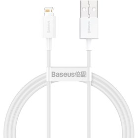 تصویر کابل تبدیل USB به Lightning بیسوس مدل CALYS-A02 طول 1 متر USB to Lightning Conversion Cable BASEUS CALYS-A02 1m