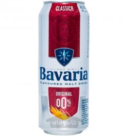 تصویر نوشیدنی مالت بدون الکل باواریا با طعم ساده 500 میلی لیتر Bavaria ا Classic Bavarian non-alcoholic beer Classic Bavarian non-alcoholic beer