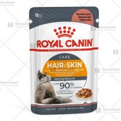 تصویر غذای مرطوب گربه هیر اند اسکین Royal Canin Hair & Skin 