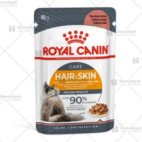 تصویر غذای مرطوب گربه هیر اند اسکین Royal Canin Hair & Skin 