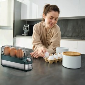 تصویر تخم مرغ پز گرین لاین مدل GNTRIOEGG ظرفیت ۰.۱ لیتر 