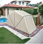 تصویر چادر موتورسیکلت هوندا PCX بزرگ محافظ موتور سیکلت قابل حمل گاراژ برزنت ضد آب تعمیر و قفل Kafkas 