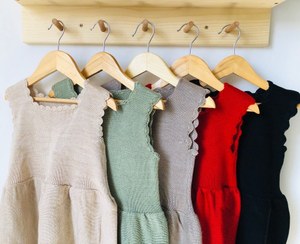 تصویر سارافن ماهور - کرم / سایز 6-8 سال 