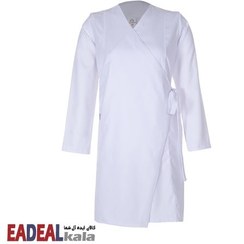 تصویر روپوش پزشکی زنانه خضرا مدل ۳۱۲۵۵ بارداری 