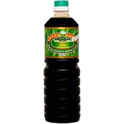 تصویر سس سویا ۱ لیتری امریکن فارم 